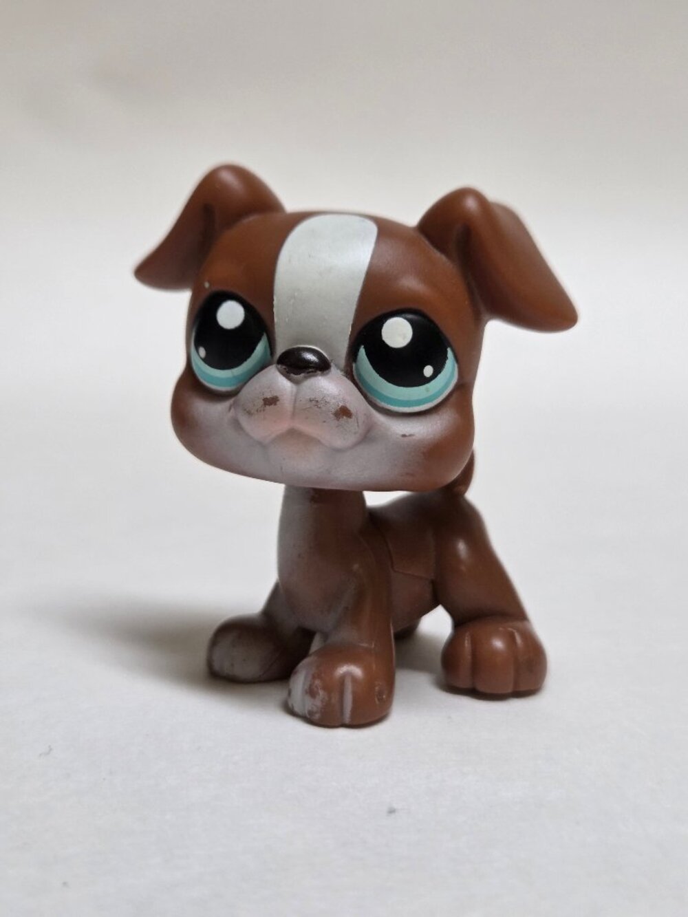 Littlest Pet Shop #83 Boxer Dog Authentic Hasbro LPS